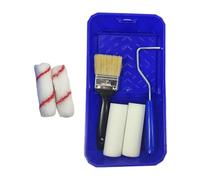 YIXANNX Bac à peinture multifonctionnel avec ensemble de pinceaux professionnels et éponge réutilisable pour peindre les plinthes, les bandeaux de rive et murs décoratifs. Laver immédiatement après