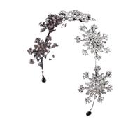 YIXANNX Bandeau flocon de neige élégant et tendance, pour un individu Unique, Durable, tempérament, bijoux à la mode, couronne en cristal