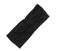 YIXANNX Bandeau solide noeud noeud bandeau large lapin élastique style cheveux accessoires chapeaux pour maquillage salle de sport lavage du visage, Le noir
