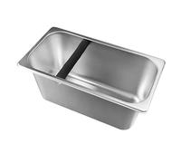 YIXANNX Boîte à marc de café en métal, solution idéale pour conserver le marc propre. Fabriquée en acier inoxydable robuste, Pour elle empêche les résidus de café s'accumuler dans la boîte, XL