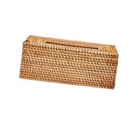 YIXANNX Boîte à mouchoirs élégante et rétro, format compact, idéale pour vos mouchoirs en papier dans, Bois, 26 x 15 x 10 cm