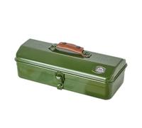 YIXANNX Boîte à Outils multifonctionnelle Vide avec poignée, Organisateur d'outils, boîte de Rangement en Acier étanche pour Tous Vos Besoins de réparation, Coffret Rangement en Fer étanche, Vert