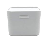 YIXANNX Boîte de Rangement compacte pour disques démaquillants, Cotons-tiges, Outils de Maquillage et Accessoires pour Cheveux, avec Couvercle.