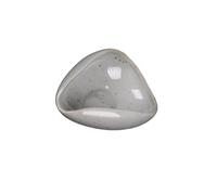 YIXANNX Bol doseur en porcelaine pour café, café en grains et thé vrac. Robuste et léger, idéal pour les cafés et restaurants. Plateau de pesée Nu Bean, gris, 9.8 x 7.5 x 4 cm