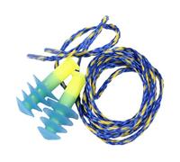 YIXANNX Bouchons d'oreilles ergonomiques avec cordon, souples et réutilisables, pour une réduction du bruit optimale dans les environnements bruyants, au travail et Pour aux études. Confortables