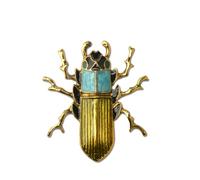 YIXANNX Broche en émail de punaise de lit en métal Structure Unique Simple Designer Bug Pins Breastpin Wedding Party Pour Beetle Broches