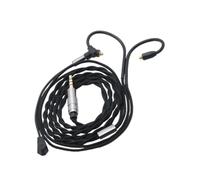 YIXANNX Câble audio détachable MMCX premium 35 mm, longueur 12 m, avec Pour micro, embouts en nylon résistant à l'usure, cordon de rechange, son clair pour téléphone, ordinateur portable et