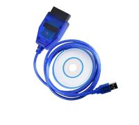 YIXANNX Câble d'interface USB OBD KKL 409.1 Cordon K-Line Automatique Observation du Flux de données Outil de Diagnostic Scanner Montage véhicule