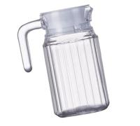 YIXANNX Carafe à eau, pichet à jus de 500 ml, solution de service pour le bureau et la maison, carafe avec couvercle, lait et jus avec couvercle, pichet en, Bouilloire rayée 500 ml