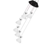 YIXANNX Carillon éolien lumière Citrouille Carillon éolien Anti- réaliste économie d'énergie Lampe Suspendue Jardin Halloween décoration décor, Type 1