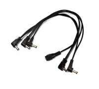 YIXANNX Chaîne de pédale d'effet câble d'alimentation Performance Instrument de musique cordon guitare équipement fil remplacement amovible