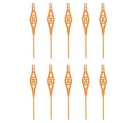 YIXANNX Chaînes à neige haute Performance pour voitures, augmente la Traction, faciles à installer, chaînes neige pour pneus ABS , paquet de 10 , jaune