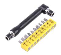 YIXANNX Clé à douille poignée en forme de L anti-dérapant tournevis embouts support Extension réutilisable boulon boîte clé main adaptateur