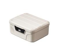 YIXANNX Coffre de Rangement verrouillable pour Mauvaises Herbes,Blanc | rangement et finition lisse sans bavures, pour une sécurité optimale.