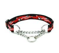 YIXANNX Collier pour Animaux de Compagnie en métal réutilisable Universel antidérapant résistant réglable Camping randonnée Jouant remorquage Tour de Cou Accessoires, Type 1 Noir