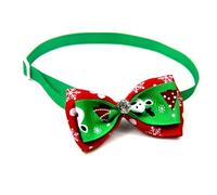 YIXANNX Colliers pour Animaux de Compagnie Cravate pour Chien Multicolore Assortiment de Petites Cravates pour Chien Adorables décorations Noël Vacances tressées à la Mode, VN088-5