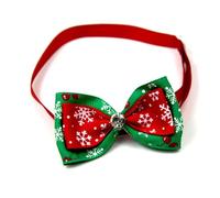 YIXANNX Colliers pour Animaux de Compagnie Cravate pour Chien Multicolore Assortiment de Petites Cravates pour Chien Adorables décorations Noël Vacances tressées à la Mode, VN088-2