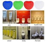 YIXANNX Convient à la plupart des urinoirs, écrans d'urinoir, désodorisant pour hommes, déodorant pour toilettes, tapis de bain, Blanc