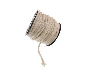 YIXANNX Corde en coton naturel de 50 m de long, idéale pour le macramé. Créez une décoration intérieure durable et des idées de bricolage uniques, Blanc, 20 m