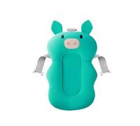 YIXANNX Coussin de baignoire pour bébé soutien nouveau-né chaise de bain respirante bébé anti-dérapant doux coussins confortables tapis corps, Cochon vert