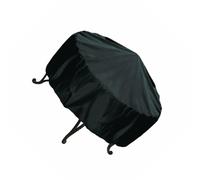 YIXANNX Couverture de Table à feu, Facile à Nettoyer, Anti-poussière et étanche, Ronde, en Nylon, pour Barbecue, pour foyers feu, 102 * 45cm