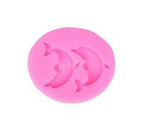 YIXANNX Dauphin en forme de Fondant moule gâteau outil de cuisson Biscuits au chocolat Cupcake bonbons polymère argile cuisine ornements moules