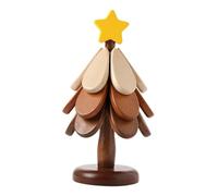 YIXANNX Dessous de Table en Bois résistant à la Chaleur, en Forme d'arbre, Pliable et Isolant, de Table, Support antidérapant, manique, décoration, Jaune, 9.7 x 23.5 cm