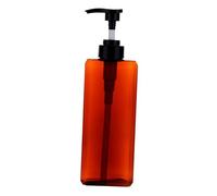 YIXANNX Distributeur de savon liquide à pompe manuelle élégant. Flacon rechargeable en céramique raffinée. Accessoires de salle de bain. Distributeur de savon liquide à, 800 ml orange