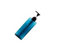 YIXANNX Distributeur de savon liquide moderne à pompe, élégant flacon en céramique, accessoires de salle de bain et de cuisine stylés, distributeur de savon liquide en, 1000 ml bleu