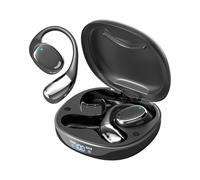 YIXANNX Écouteurs de traduction linguistique, très longue durée de vie la batterie, traduction multilingue, confortables à porter, son HD, Noir
