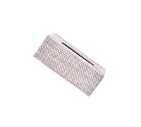 YIXANNX Élégant porte-mouchoirs en rotin, boîte carrée pratique pour papier toilette, idéale pour le bureau la maison (salle à manger, etc.). Non seulement fonctionnel, Blanc, 26 x 15 x 10 cm