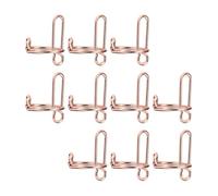 YIXANNX Ensemble de 10 anneaux d'ongles tendance, inaltérables et à usage quotidien, pour les femmes en quête d'une expérience nail art unique. Convient Pour aux ongles en acrylique, or rose