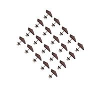 YIXANNX Ensemble de 20 Mini parasols colorés à Quatre Coins pour Une décoration de Table sur Sable en extérieur.