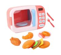 YIXANNX Ensemble de Cuisine pour Enfants, Jouets de Cuisine, pour Micro-Ondes Amusant avec Effets sonores réalistes, Aliments factices pour bébé, pour Micro-Ondes pour Jouer à Faire Semblant. ,