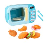 YIXANNX Ensemble de Cuisine pour Enfants, Jouets de Cuisine, pour Micro-Ondes Amusant avec Effets sonores réalistes, Aliments factices pour bébé, pour Micro-Ondes pour Jouer à Faire Semblant. ,