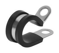 YIXANNX Ensemble de serre-câbles Clips isolés rembourrés en métal maison bateau jardin tuyau ligne pince fixe boucle matériel polyvalent