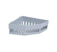 YIXANNX Étagère de Douche Murale, Organisateur de Salle de Bain, adhésif Non marquant, Support de Rangement Durable pour Douche, étagère Pratique, Gris, 27 x 18.5 x 6 cm