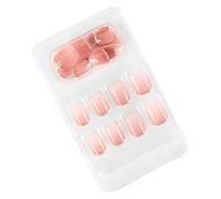 YIXANNX Faux Ongles Portable Correspondance Parfaite Simple à Appliquer Diverses Formes Faux Ongle Couverture Complète Forte Viscosité Paster, huit, F741