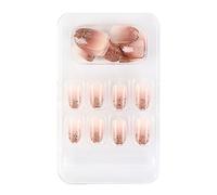 YIXANNX Faux Ongles Portable Correspondance Parfaite Simple à Appliquer Diverses Formes Faux Ongle Couverture Complète Forte Viscosité Paster, trente-huit, F741