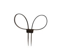 YIXANNX Flex Poignets Plastique Nylon Heavy Duty Double Boucle Zip Tie Menottes Robustesse Câble Menottes Sécurité Application Jardinage
