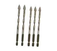 YIXANNX Forets excentriques robustes à tête biseautée, haute performance, pour tous vos travaux de bricolage et d'amélioration de l'efficacité. Forets excentriques à quatre cannelures en dents scie,