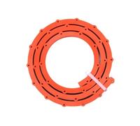 YIXANNX Gabarit de courbe efficace, outil essentiel pour le travail du bois. Gabarit de profilage flexible et professionnel pour artisans professionnels. La, Orange, 1M