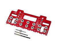 YIXANNX Gabarit de perçage innovant pour supports d'étagère, facilitant l'installation d'étagères grâce à son outil ajustable. Idéal pour la fabrication de meubles en bois, le bricolage et les projets