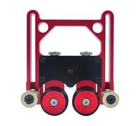 YIXANNX Gabarit de scie circulaire à table, rouleau amélioré pour le travail du bois, installation facile, guide à double roulement roue, structure compacte, alimentateur de scie circulaire table,