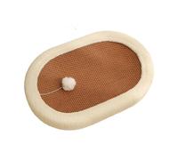 YIXANNX Griffoir Ovale pour Chat, idéal pour l'intérieur et l'extérieur. Ce griffoir réduit Les Risques d'abîmer Les Tapis et Meubles. Fabriqué en Velours ondulé, il Convient Aussi Bien à