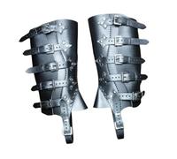 YIXANNX Guêtres Steampunk pour Halloween, pirate et chevalier, cosplay. Confortables et ajustées, ces guêtres médiévales pour hommes sont parfaites pour les jeux de rôle d'Halloween. Elles protègent