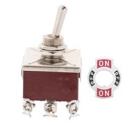 YIXANNX Interrupteur à bascule étanche et fiable E-TEN 403 avec bouton-poussoir à bascule pour une installation facile en environnements difficiles, 402 ON ON, 3.6 x 6 cm