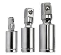 YIXANNX Jeu d'adaptateurs de douilles à cardan universel à impact avec mécanisme ressort pour une fixation sécurisée. Outil douille d'extension cliquet flexible en acier au chrome-vanadium haute