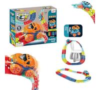 YIXANNX Jouet de Piste de Course pour Enfants, Ensemble Voitures Course durables et Flexibles pour Un Plaisir sans Fin, Jouet Piste assemblé en ABS, Pliable, fabriqué en ABS, Type 2