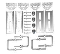 YIXANNX Kit de Supports de couchette pivotants en métal Robuste, Complet avec visserie, pour Un Transport sécurisé du Bateau, adapté pour aux Surfaces inclinées et Planes.